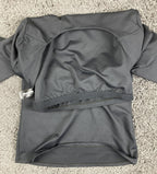 BlackMilk Matte Black V Neck 3/4 Sleeve Top Internal Shelf Bra Australia  Sz M