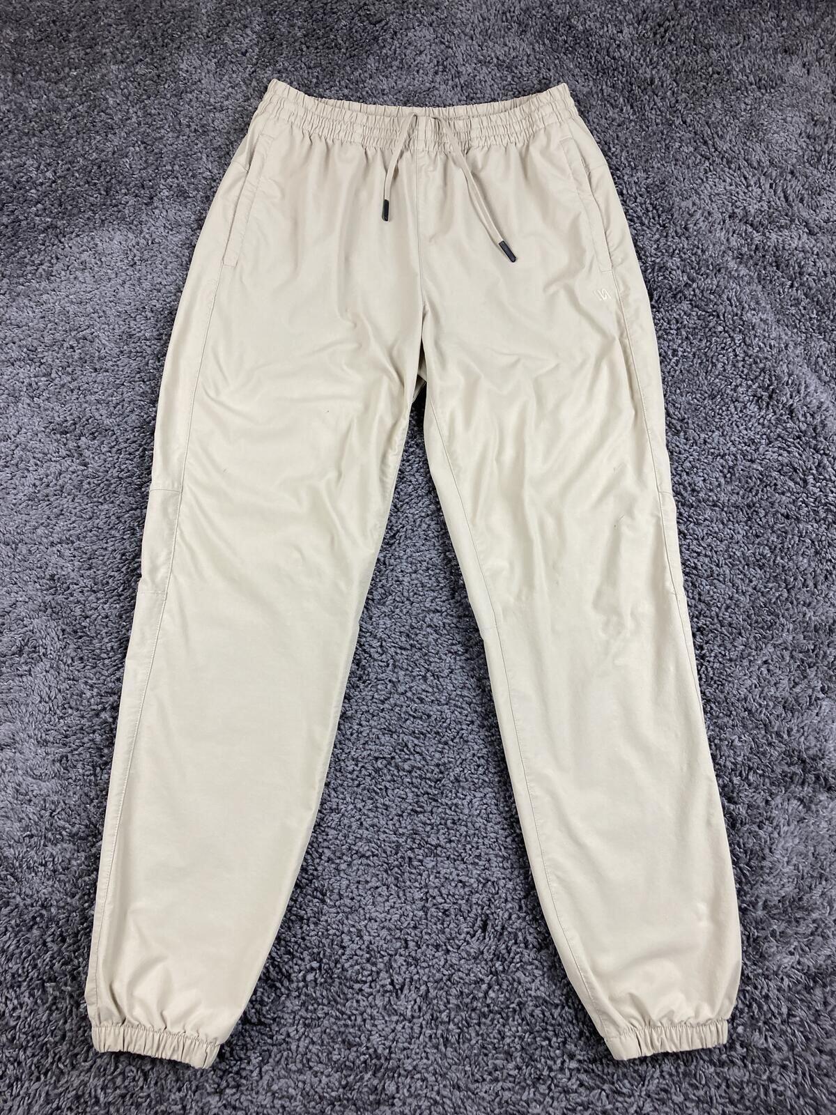 VRST Mens Limitless Joggers Medium Khaki Tan Nylon Stretch Hiking Travel Pants M
