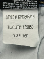 KUT from the Kloth Kelsey Flare Jeans Womens 16P High Rise Stretch Raw Hem