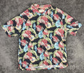 Tommy Bahama "With Bells On" Silk Christmas Camp Shirt Holiday Hawaiian Sz 2XT