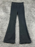FRAME The Jetset Flare Womens Black High Rise Pull On Stretch Jeans  Size 1
