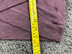 Athleta Criss Cross Sweatshirt Dress Purple Plum XS Long Sleeve Modal