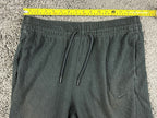 Nike Yoga Dri-FIT Pants Mens M Black Textured Lined Joggers Tapered Move Zero