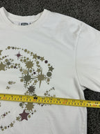 Billionaire Boys Club BBC T Shirt Mens Large L White Star Astronaut Face Logo