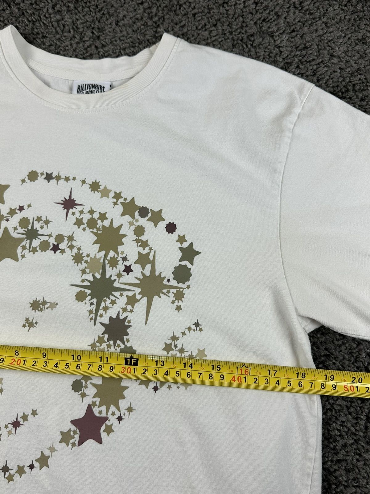 Billionaire Boys Club BBC T Shirt Mens Large L White Star Astronaut Face Logo