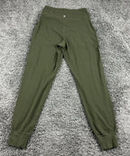 Lululemon Womens Align High Rise Jogger 28" Inseam Dark Olive Green Yoga Size 6