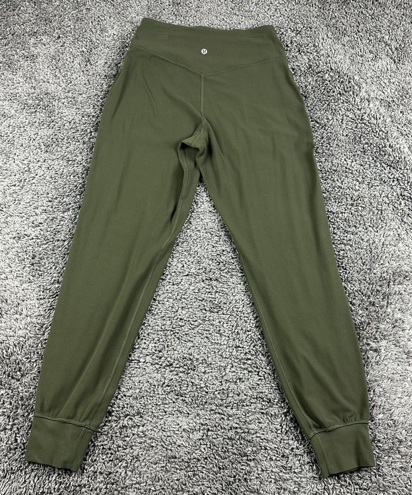 Lululemon Womens Align High Rise Jogger 28" Inseam Dark Olive Green Yoga Size 6