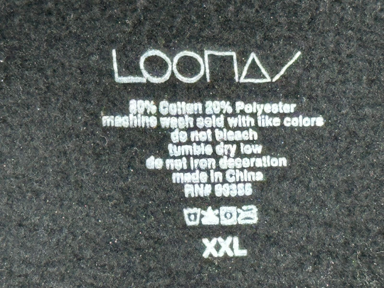 LOONA 12:00 Kpop Album Graphic Crewneck Sweatshirt Black Size XXL Pullover