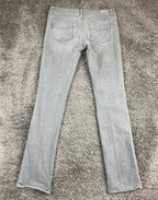 Paige Premium Denim Blue Heights Gray Low Rise Skinny Jeans Womens Stretch Sz30