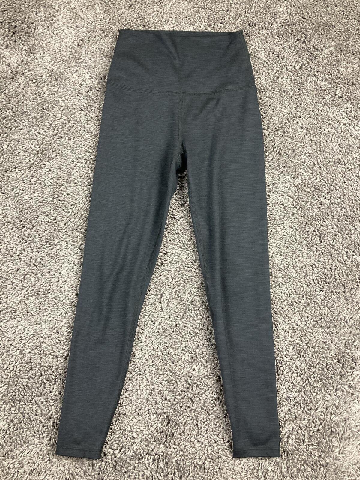 Beyond Yoga High Waisted Leggings Women's Black Charcoal Made in USA  Size S