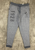 Disney Parks Jogger Sweatpants Mickey Mouse Graphic Unisex Blue Gray Sz 2XL NWT