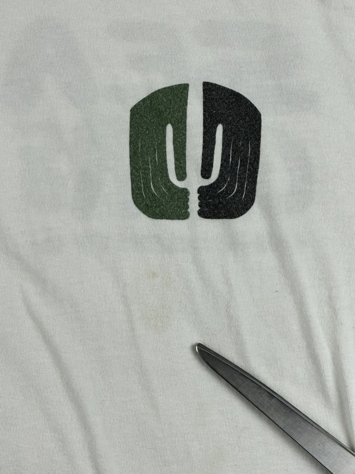 Seager Grit Company Mens T Shirt XL White Green Cactus Community Graphic Tee