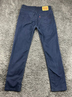 Levis 511 Mens Slim Fit All Seasons Tech Stretch Pants Navy Blue Chino Sz 30x32