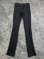 Lululemon Black Tall Leggings Athletic Yoga Pants 34 Inseam High Rise Size 2