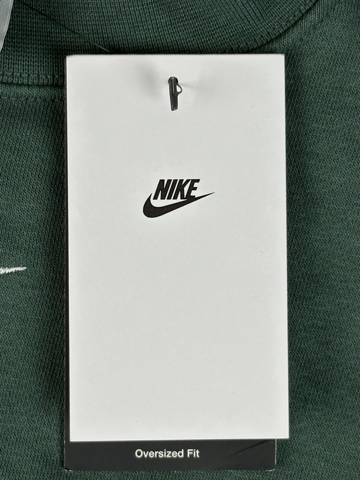 Nike Essential Collection Womens S Green Oversized Fit Crewneck Sweatshirt NWT