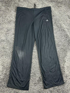Adidas Vintage Womens Track Pants Black Yoga Flare Seam AF5001 3 Stripe  Medium