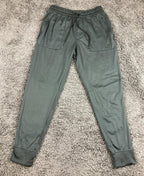LEG3ND Mens Performance Joggers Gray Tapered Gym Activewear Sweatpants Size M