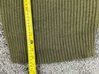 USMC Military 100% Wool Commando Service Sweater Olive Green Size 42
