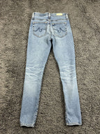 AG Adriano Goldschmied The Farrah Skinny Ankle Jeans Women Blue High Rise Sz 24R