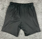 LEG3ND Mens Black Athletic Shorts 8 Inseam Stretch Performance Gym Running Sz M