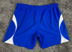 Diadora Mens Soccer Shorts Large Blue White Training Athletic Running Gym Sz XL