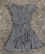 Faithfull The Brand Icaria Dress Women's Navy Maison Stripe Mini Size 2