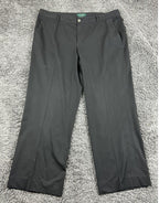 Lauren Ralph Lauren Andover Pants Black Stretch Dress Trousers Plus Size 18W