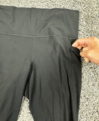 Athleta Salutation Stash 7/8 Tight Leggings Black Pockets Yoga Pants Size Large