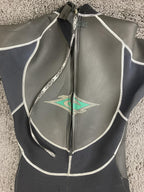 Vintage Rip Curl Wetsuit 3/2 RD-4 Titanium Aqua Ban Full Suit Surf Scuba Mens L