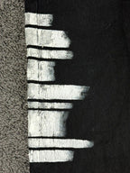 Vintage Levis 505 Jeans Mens 34x30 Black Made In USA Painted Distressed Grunge