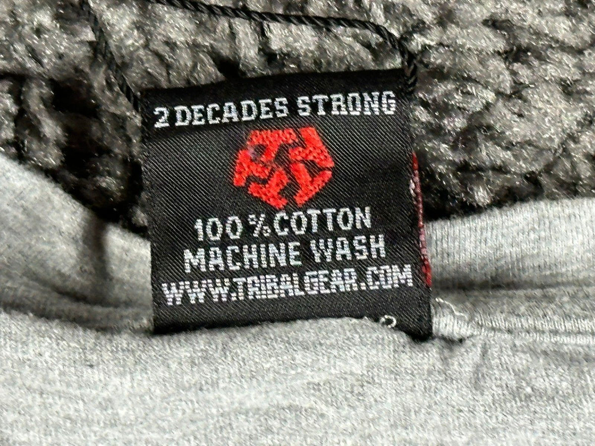 Tribal Gear Streetwear Graphic T Shirt Mens L Heather Gray