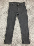 Levis 511 Slim Fit Jeans Mens 32x30 Faded Black Denim Pants Stretch