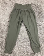 Athleta Salutation Jogger Powervita Pants Green Gym Yoga XSP XS Petite