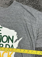 American Apparel Green Bay Packers One Nation Fer Da Pack Tri Blend Shirt Sz XL