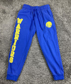 NBA Golden State Warriors Sweatpants Mens Ultra Game Blue Fleece Joggers Pants M