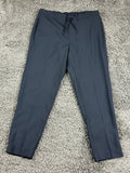 Sandro Paris Men Wool Blend Drawstring Smart Trousers Pants Navy Blue 36 FR 44