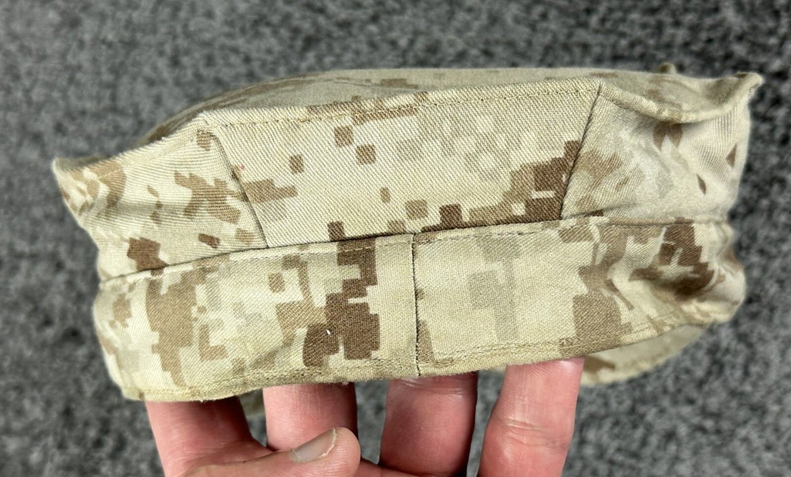 USMC Desert MARPAT Garrison Cover 8 Point Utility Cap Hat Camo USGI Sekri Sz S