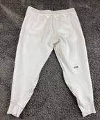 Adidas ZNE Pants Mens White AEROREADY Tapered Joggers Sweatpants Sz XL