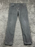 American Eagle Next Level Flex Jeans Mens Black Straight Stretch Denim Sz 34x34