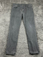 American Eagle Next Level Flex Jeans Mens Black Straight Stretch Denim Sz 34x34