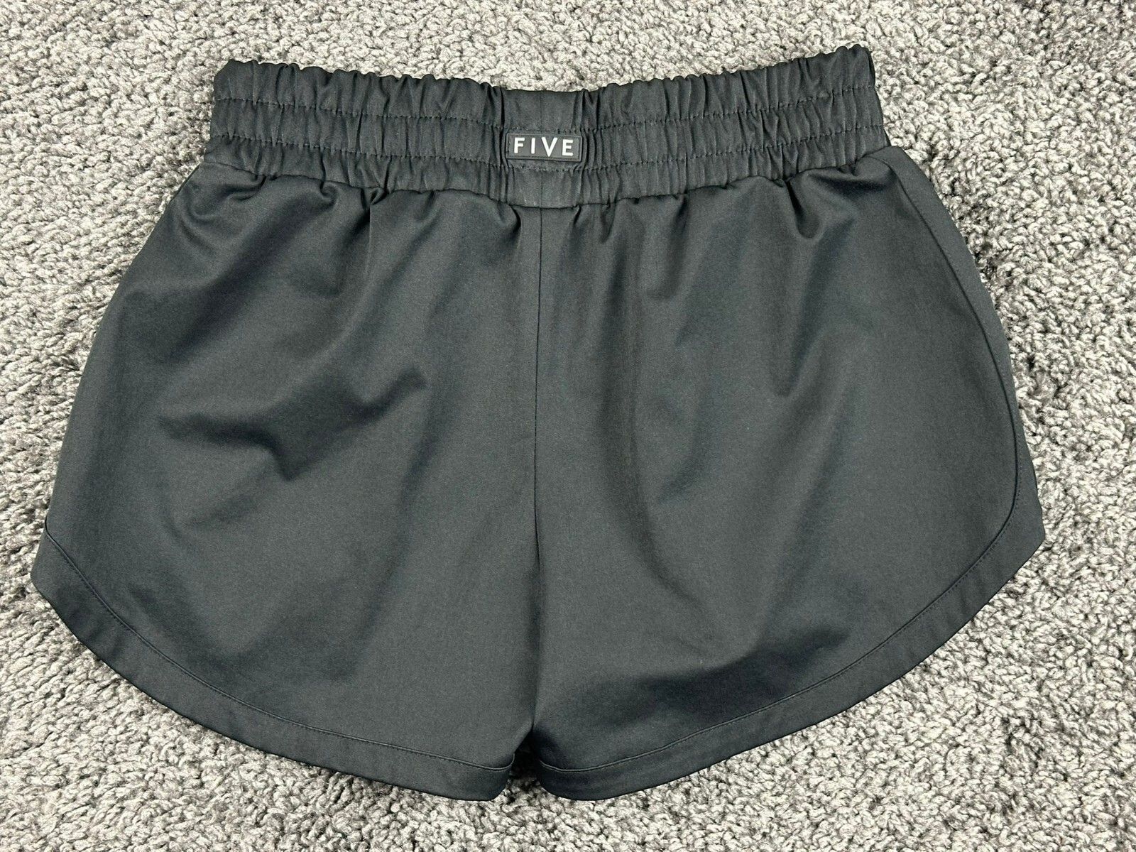 Five Dancewear Shorts Black High Waist Pockets Athletic Dance Workout Sz XS