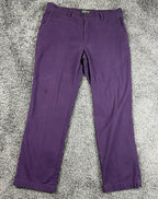 Joe Bananas Mens Chinos Pants Purple Size 36x29 Trousers Slacks Cotton