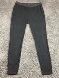 Eileen Fisher Italian Knit Leggings Black Small Stretch Pull On Pants Slim S/P