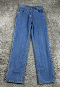 Vintage Blue Willi’s Womens Blue Stretch Straight Leg Jeans High Rise Size 38