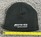 Mercedes AMG Driving Academy Beanie Hat Black Embroidered Logo Knit Winter