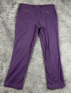 Joe Bananas Mens Chinos Pants Purple Size 36x29 Trousers Slacks Cotton