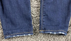 Hudson Krista Super Skinny Jeans Womens Distressed Blue Crop Ankle Stretch Sz 28