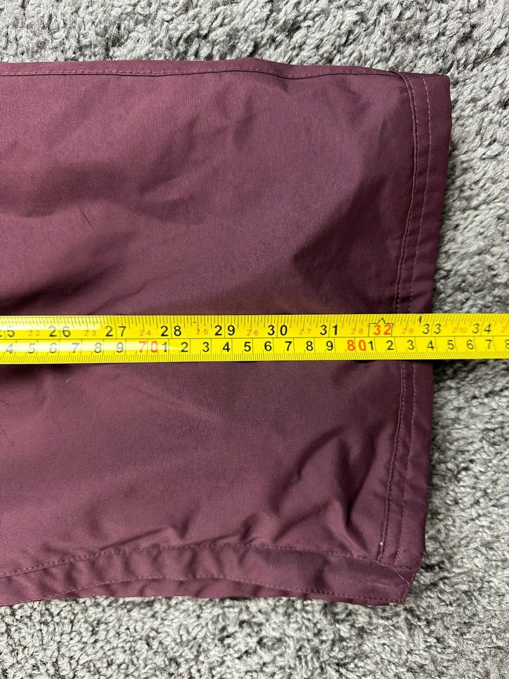 Nike 6.0 Mens L Burgundy Cargo Snowboard Ski Pants Vented Zip Hem Y2K