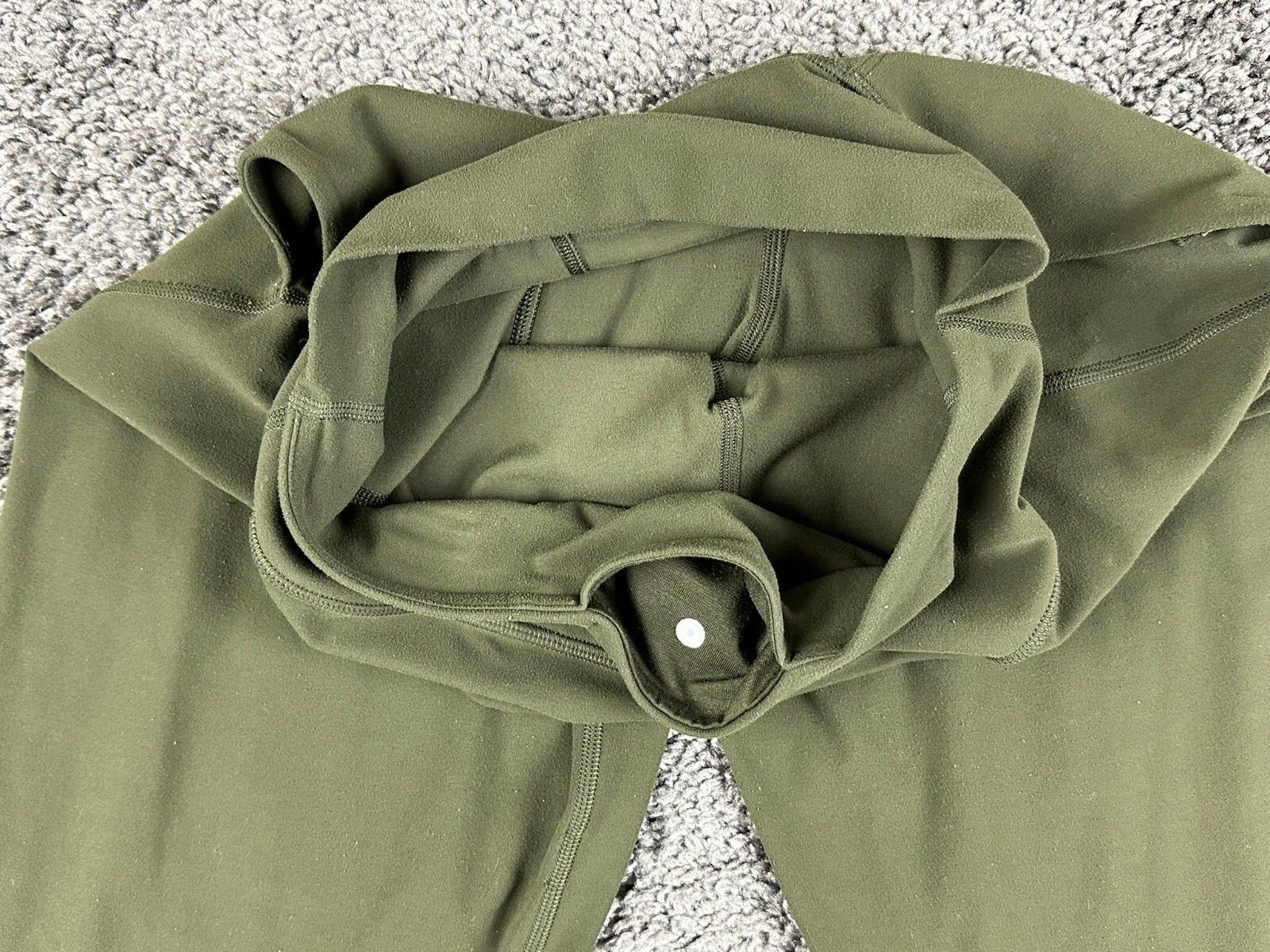 Lululemon Womens Align High Rise Jogger 28" Inseam Dark Olive Green Yoga Size 6