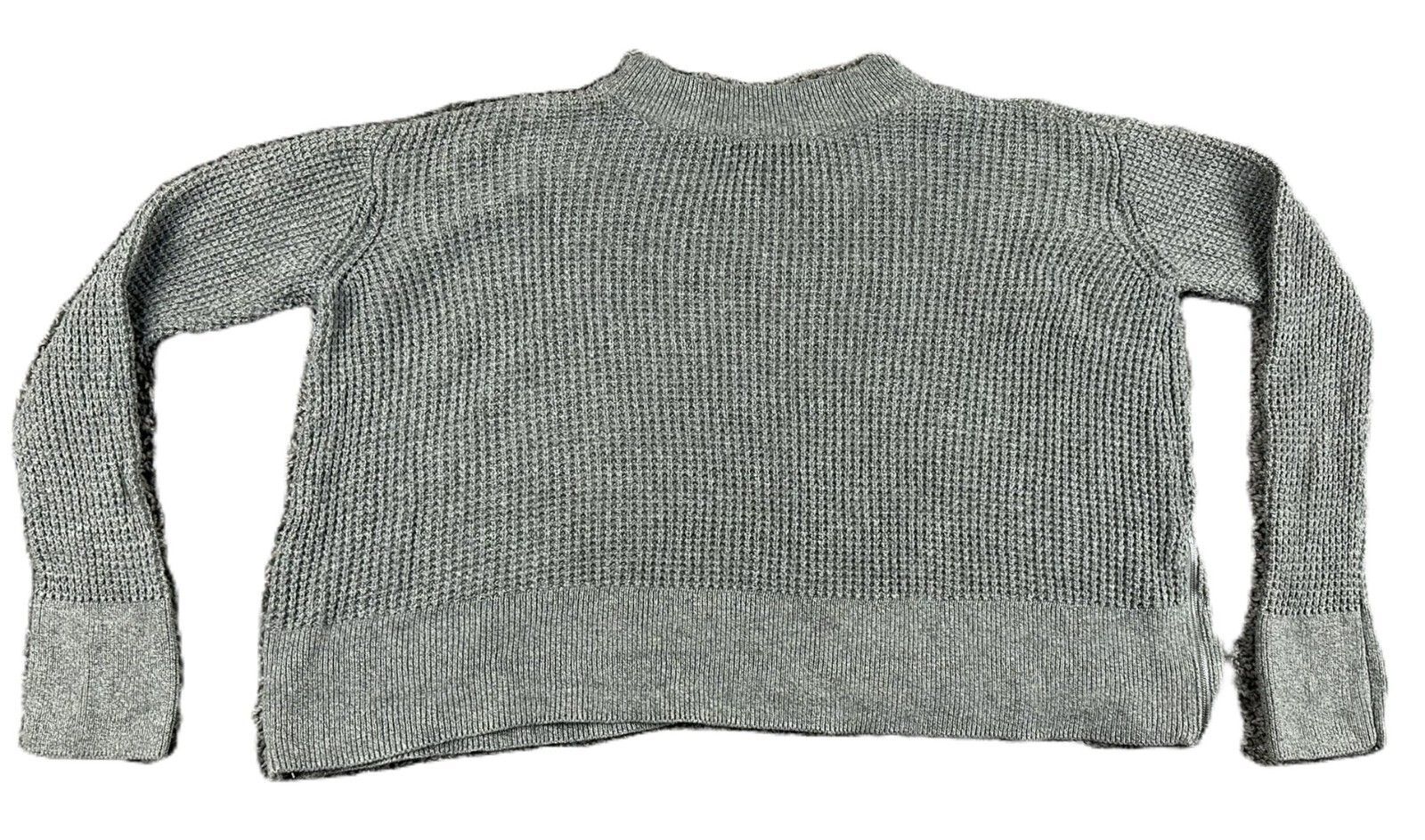 VETTA Capsule Organic Cotton Waffle Knit Crewneck Sweater Size XS Luxury